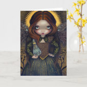 "Kleid von Alchimie" Gruß-Karte Karte (Gelbe Blume)