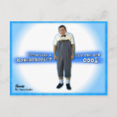 Kleid wie ein Hausschüler Postkarte (Vorderseite)