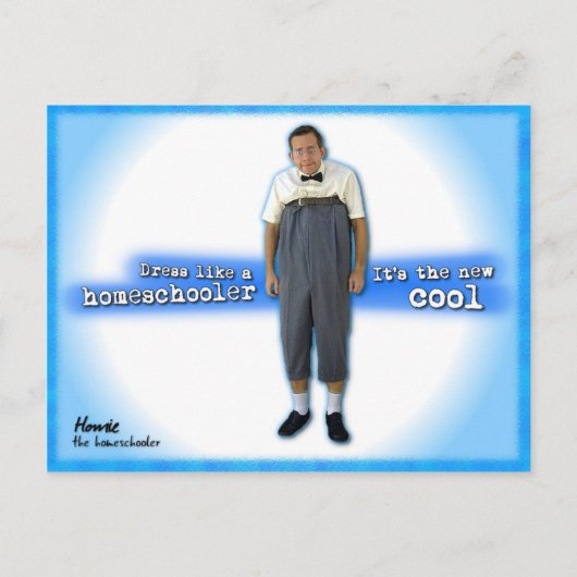 Kleid wie ein Hausschüler Postkarte (Vorderseite)