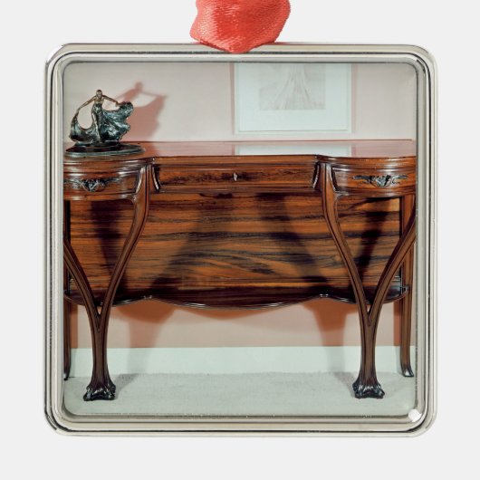 Kleiden-Tabelle Silbernes Ornament (Vorne)