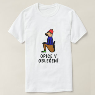 Kleider-Affe in Tschechien T-Shirt
