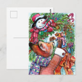 Kleider-Dekorieren Postkarte (Vorne/Hinten)