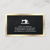 Kleider | Nähmaschine | Seamstress Visitenkarte (Rückseite)