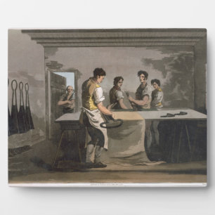 Kleiderableger, aus Grav "Kostüm von Yorkshire" Fotoplatte