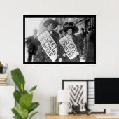 Kleiderarbeiter Strike, New York City 1910 Poster (Heimbüro)