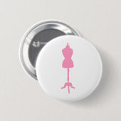 Kleiderbüste Silhouette II - Pink Button (Vorne & Hinten)