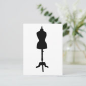 Kleiderbüste Silhouette II Postkarte (Stehend Vorderseite)