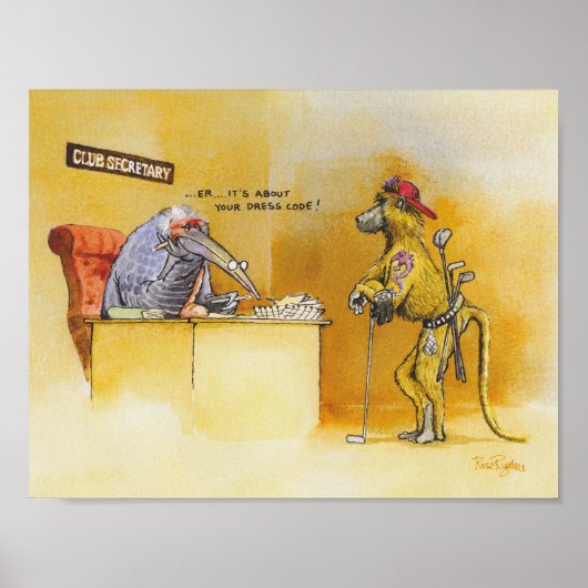 Kleidercode Poster (Vorne)