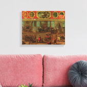 Kleiderfarben demonstrieren ihren Handel und ihre  Leinwanddruck (Insitu (Wohnzimmer))