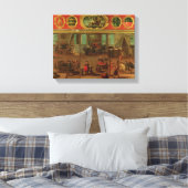 Kleiderfarben demonstrieren ihren Handel und ihre  Leinwanddruck (Insitu (Schlafzimmer))