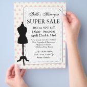 Kleiderform Boutique Flyer (Hand)