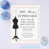 Kleiderform Boutique Flyer (Einzeln)