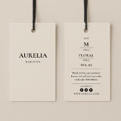 Kleiderhang Tag mit Preis, Größe, Stil & Soziales