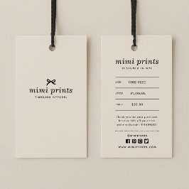 Kleiderhang Tag mit Preis, Größe, Stil & Soziales