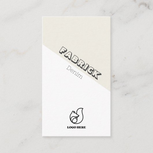 Kleiderhang Tag Moderne Gegenwart (Vorderseite)