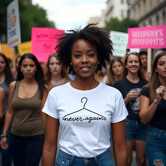 Kleiderhanger nie wieder Pro Choice T-Shirt