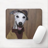 Kleiderhund am Spieltisch Mousepad (Mit Mouse)