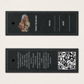 Kleidermarke mit individualisierbarem Firmennamen (Vorne & Hinten)