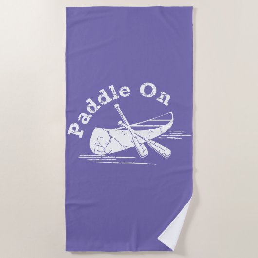 Kleiderpaddle auf Design - Badetuch (Vorderseite)
