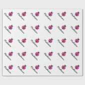 Kleiderpapier für Babydusche Geschenkpapier (Flach)