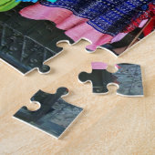 Kleiderständer auf einem Markstand Puzzle (Seite)