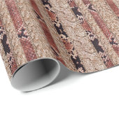 Kleiderstruktur, geometrisches Schlangenmuster. Geschenkpapier (Rolleneckpunkt)