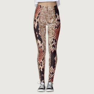 Kleiderstruktur, geometrisches Schlangenmuster. Leggings