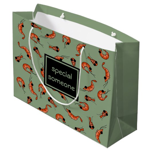 Kleidertasche Große Geschenktüte (Rückseite Schrägansicht)