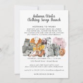 Kleidertausch-Party Einladung (Vorderseite)