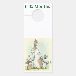 Kleidertrenner - 9-12 Monate Familie Türanhänger