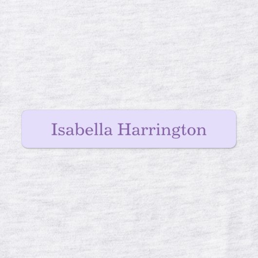 Kleidung aus rosa/Lila Individuelle Name Etiketten (Design 2)