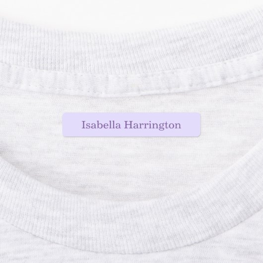 Kleidung aus rosa/Lila Individuelle Name Etiketten (Befestigt)