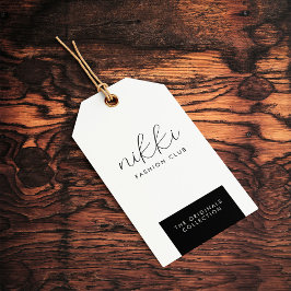 Kleidung Black Hanging Display Preis Hang Tag Geschenkanhänger