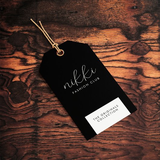 Kleidung Black Hanging Display Preis Hang Tag Geschenkanhänger