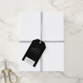 Kleidung Black Hanging Display Preis Hang Tag Geschenkanhänger (Mit Garn)