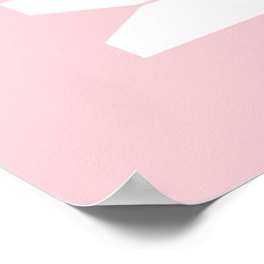 Kleidung Button Schwarz-weiß und rosa Wäscherei Ra Poster (Ecke)