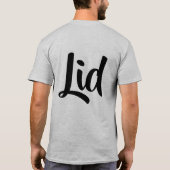 Kleidung des Deckel-T Parkour T-Shirt (Rückseite)