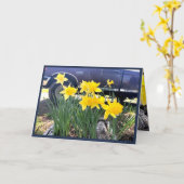 Kleidung durch meine alte LKW-Grußkarte, Dankbarke Karte (Gelbe Blume)