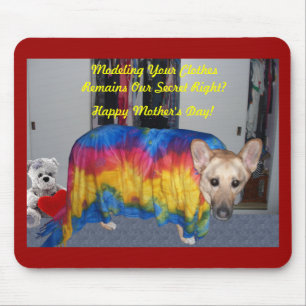 Kleidung für den Muttertag Mousepad