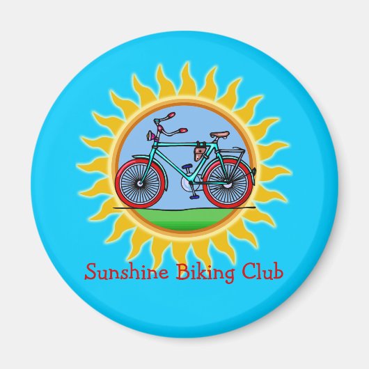 Kleidung für kundenspezifische Biker-Club-Logos Magnet (Vorne)