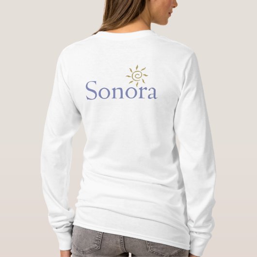 Kleidung für Sonora-Frauen (Rückseite des Logos) T-Shirt (Rückseite)