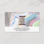 Kleidung für Thread und Nadel Visitenkarte (Rückseite)