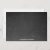 Kleidung Garland Baby Dusche Einladung - Verpackun (Rückseite)