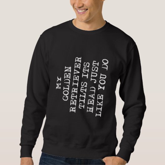 Kleidung Goldener Retriever Sweatshirt (Vorderseite)