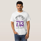 KLEIDUNG H-STADTRIDAZ - SHIRT-VERKAUF HOUSTONS 713 T-Shirt (Vorne ganz)