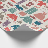 Kleidung Ikonen Wrapper Papier Geschenkpapier (Ecke)