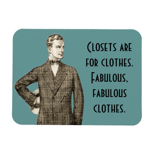 Kleidung Magnet (Horizontal)