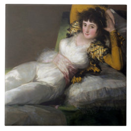 Kleidung Maja (Vintage weibliche Schönheit) Fliese