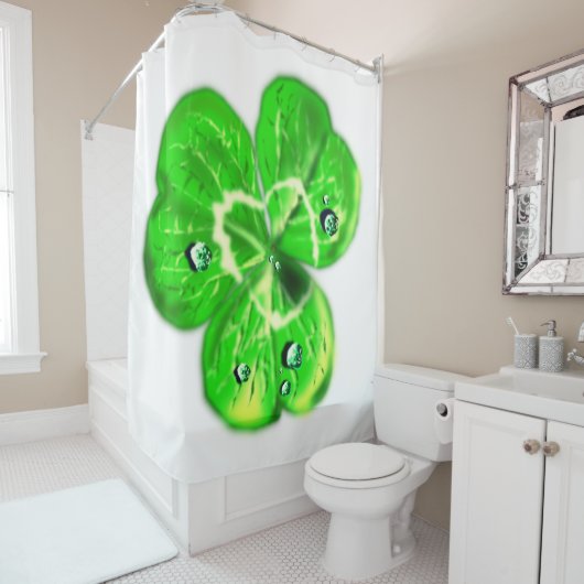 Kleidung mit Regentropfen Duschvorhang - Farbe (Beispiel)