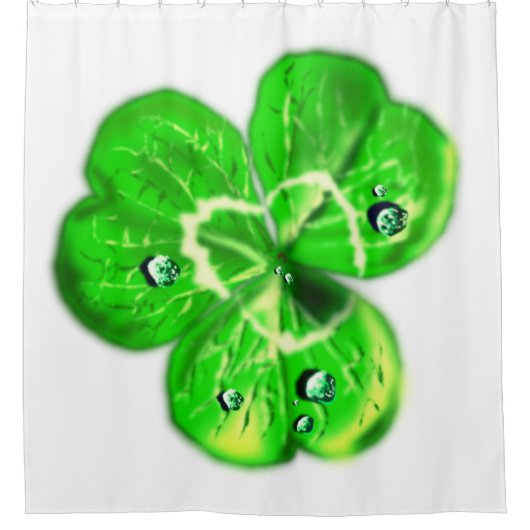 Kleidung mit Regentropfen Duschvorhang - Farbe (Vorderseite)